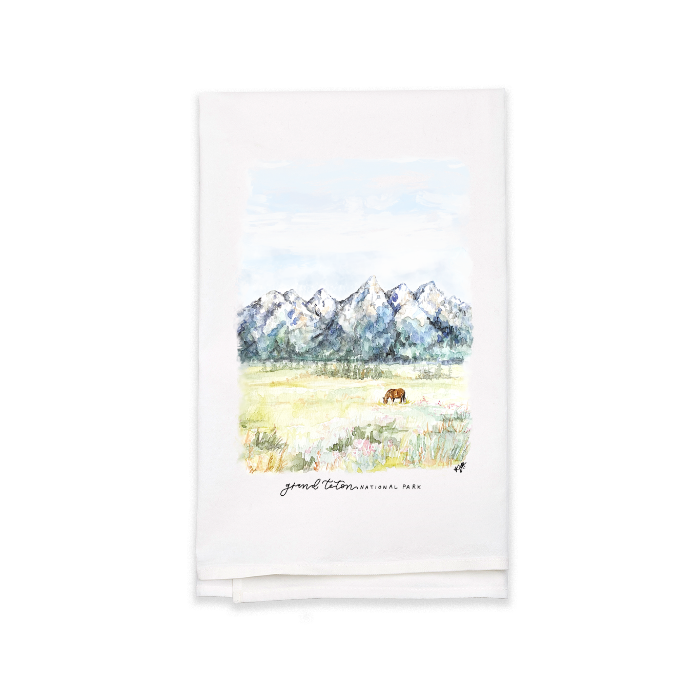 White Flour Sack Tea Towel 27"x27"-zoom-