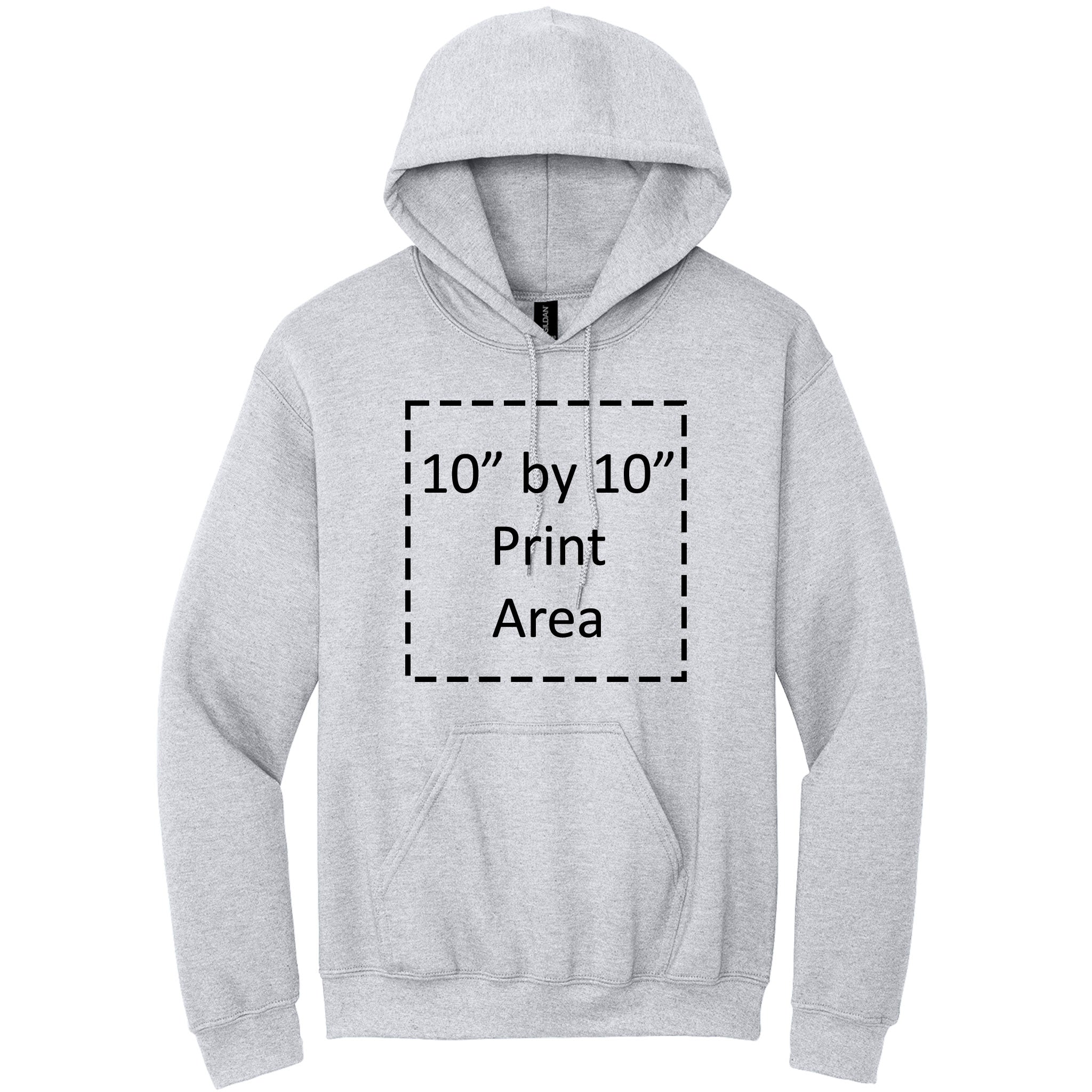 Gildan Adult Ash Heavy Blend Hooded Sweatshirt 18500 Canvastry Wholesale Print On Demand