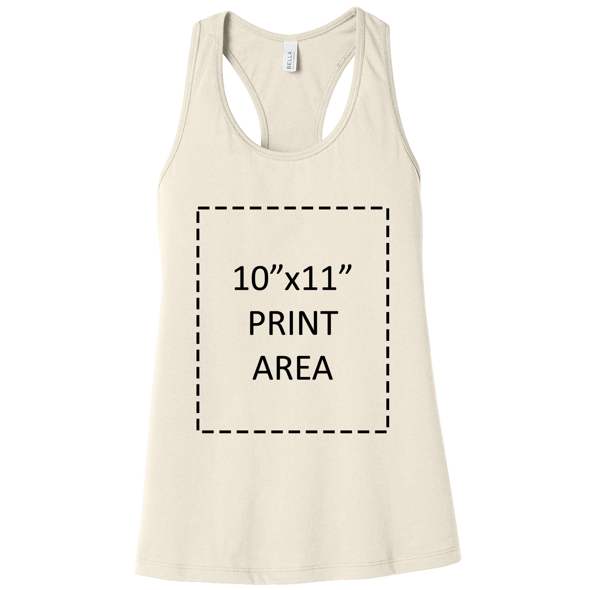 Bella + Canvas Women’s Natural Racerback Jersey Tank 6008-3