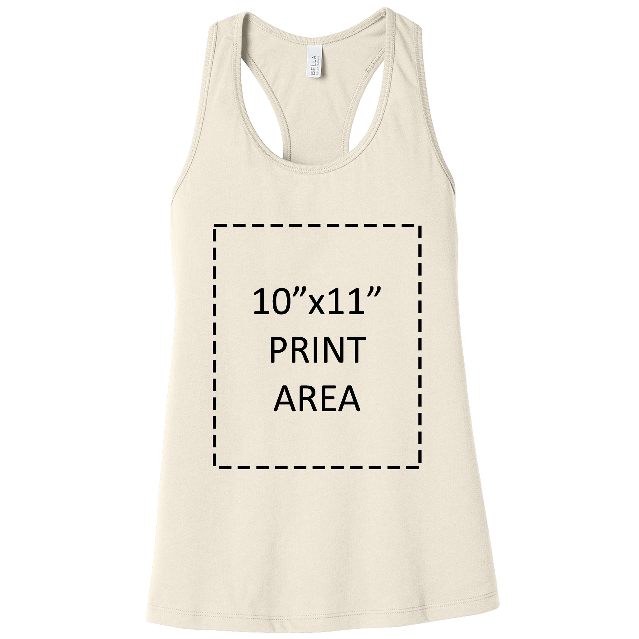 Bella + Canvas Women’s Natural Racerback Jersey Tank 6008-zoom-3