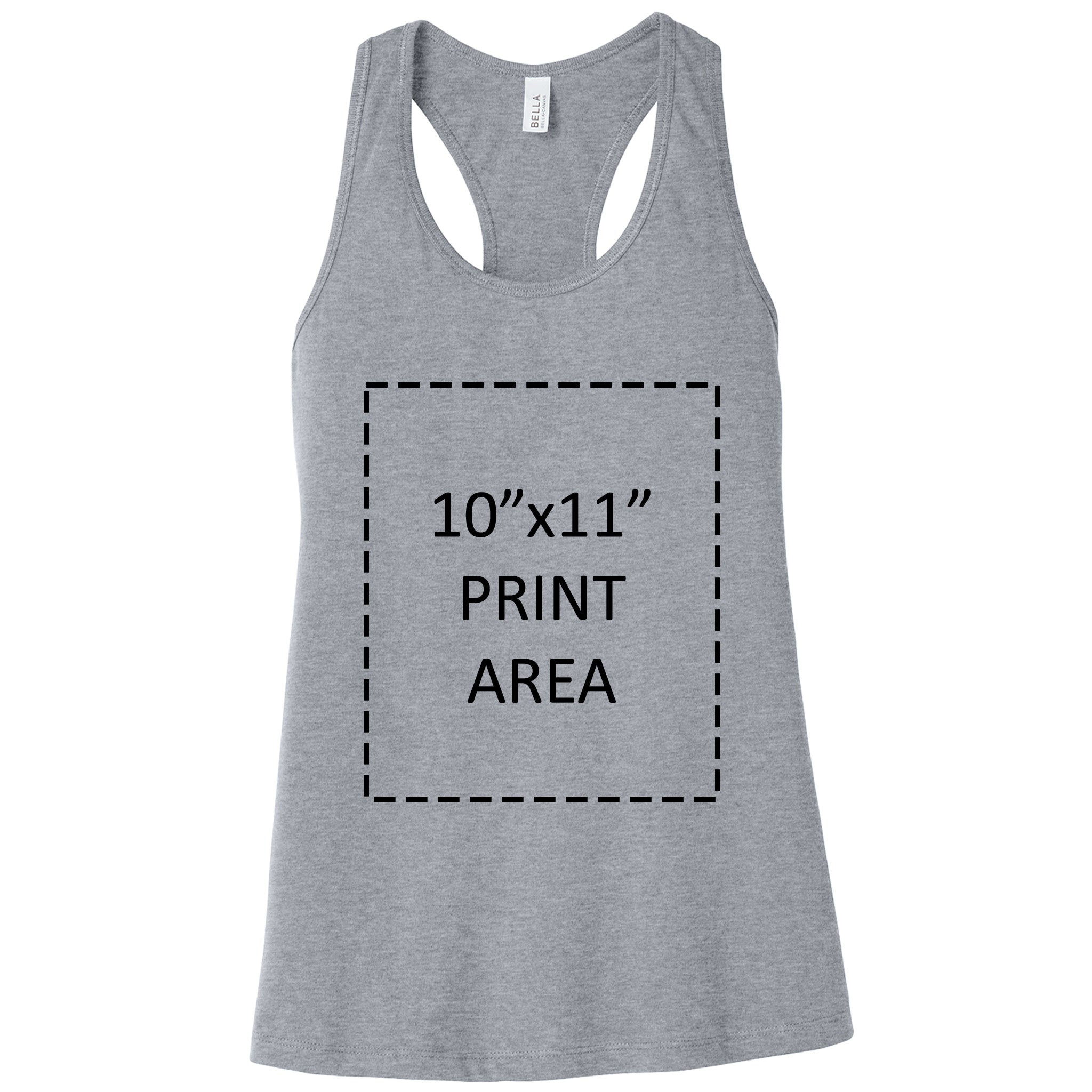 Bella + Canvas Women’s Athletic Heather Racerback Jersey Tank 6008-zoom-3
