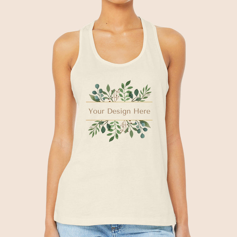 Bella + Canvas Women’s Natural Racerback Jersey Tank 6008-zoom-