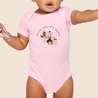 Rabbit Skins Ballerina Infant Baby Rib Bodysuit 4400