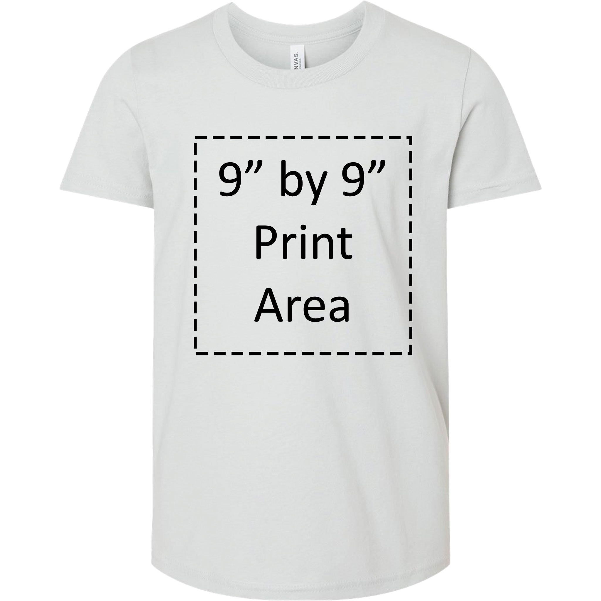 Bella + Canvas Youth Silver Jersey Short Sleeve Tee 3001Y-zoom-3