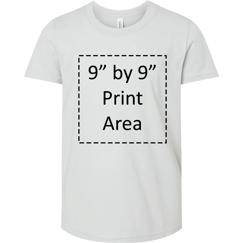Bella + Canvas Youth Silver Jersey Short Sleeve Tee 3001Y-zoom-