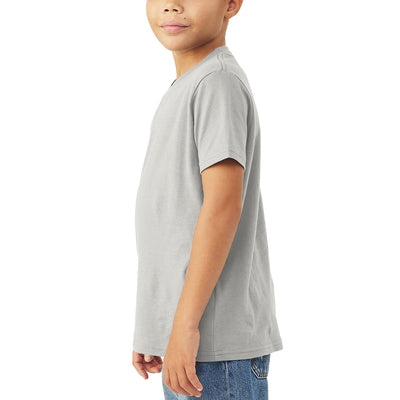 Bella + Canvas Youth Silver Jersey Short Sleeve Tee 3001Y