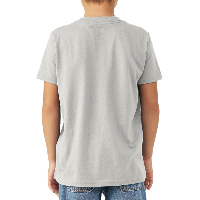 Bella + Canvas Youth Silver Jersey Short Sleeve Tee 3001Y-zoom-
