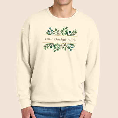 Comfort Colors Adult Ivory Lightweight Fleece Crewneck Sweatshirt 1466