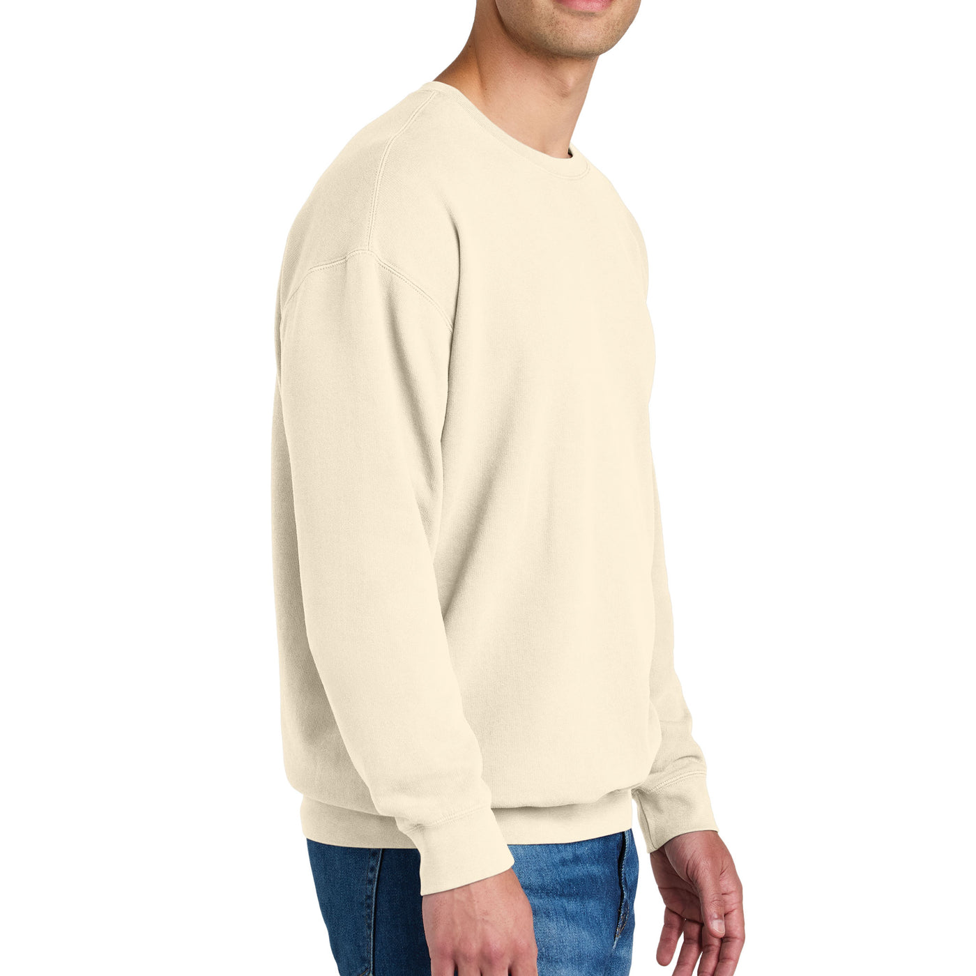 Comfort Colors Adult Ivory Lightweight Fleece Crewneck Sweatshirt 1466