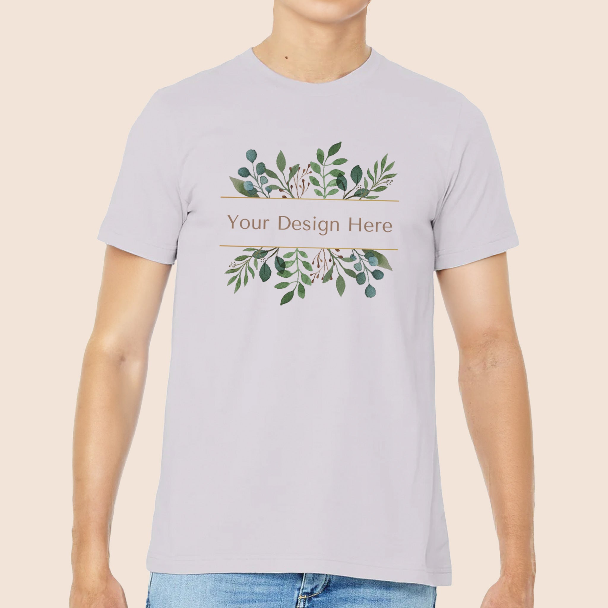 Bella Canvas 3001 Lavender Dust Unisex Jersey Short Sleeve Tee Canvastry Wholesale Print On Demand