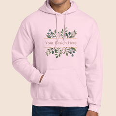 Gildan Adult Light Pink Heavy Blend Hooded Sweatshirt 18500 Canvastry Wholesale Print On Demand