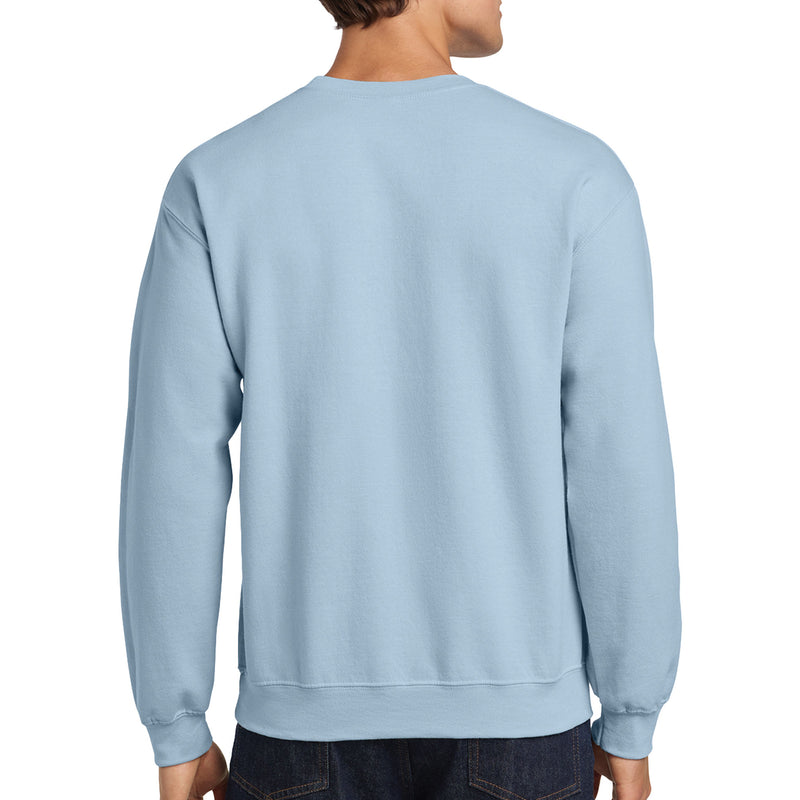 Gildan Adult Light Blue Crewneck Sweatshirt 18000-zoom-