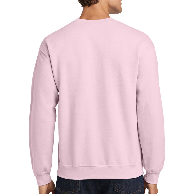 Gildan Adult Light Pink Crewneck Sweatshirt 18000-zoom-