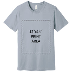 Bella Canvas 3001 Light Blue Unisex Jersey Short Sleeve Tee Canvastry Wholesale Print On Demand