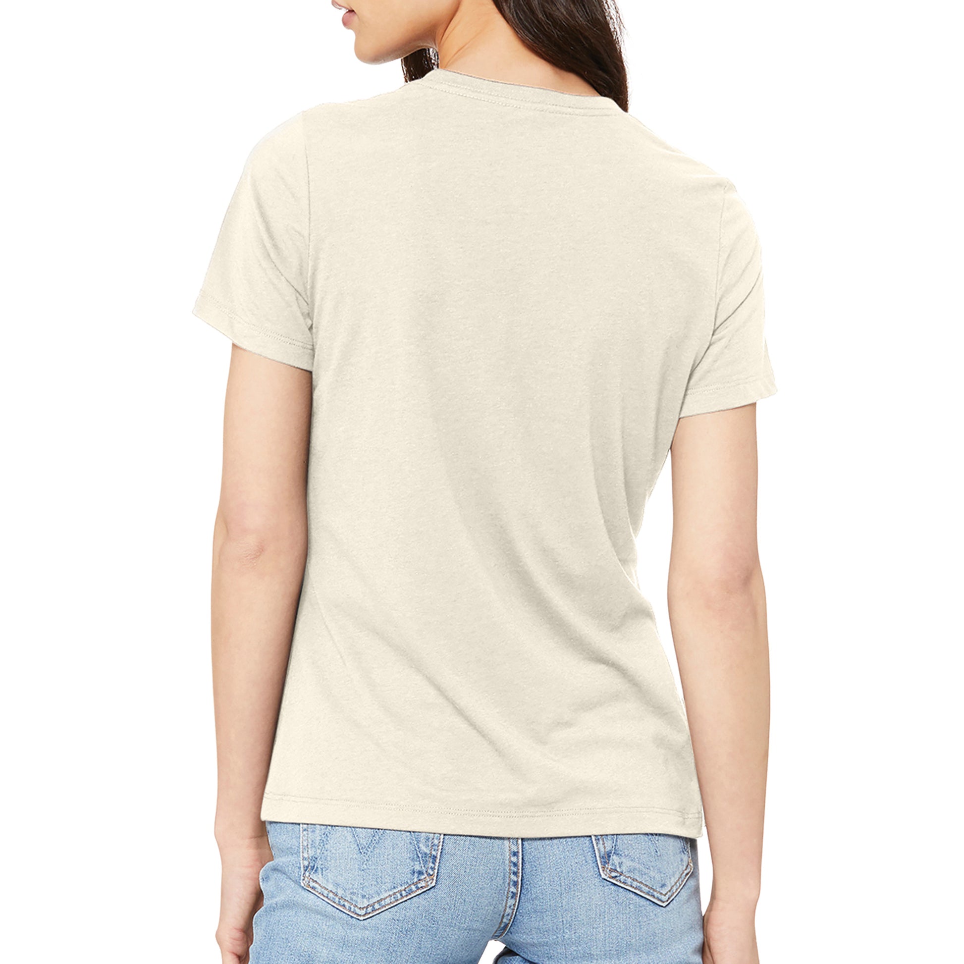 Bella + Canvas Women's Vintage Natural Relaxed Jersey T-Shirt 6400 Canvastry Wholesale Print On Demand