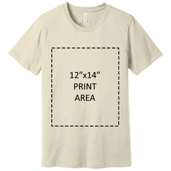Bella Canvas 3001 Natural Unisex Jersey Short Sleeve Tee Canvastry Wholesale Print On Demand