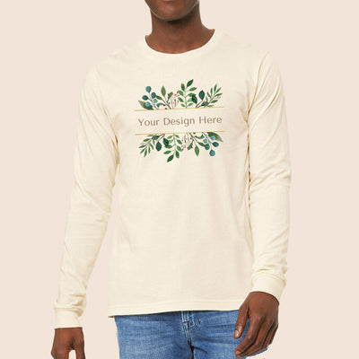 Bella+Canvas Natural Unisex Jersey Long Sleeve Tee 3501