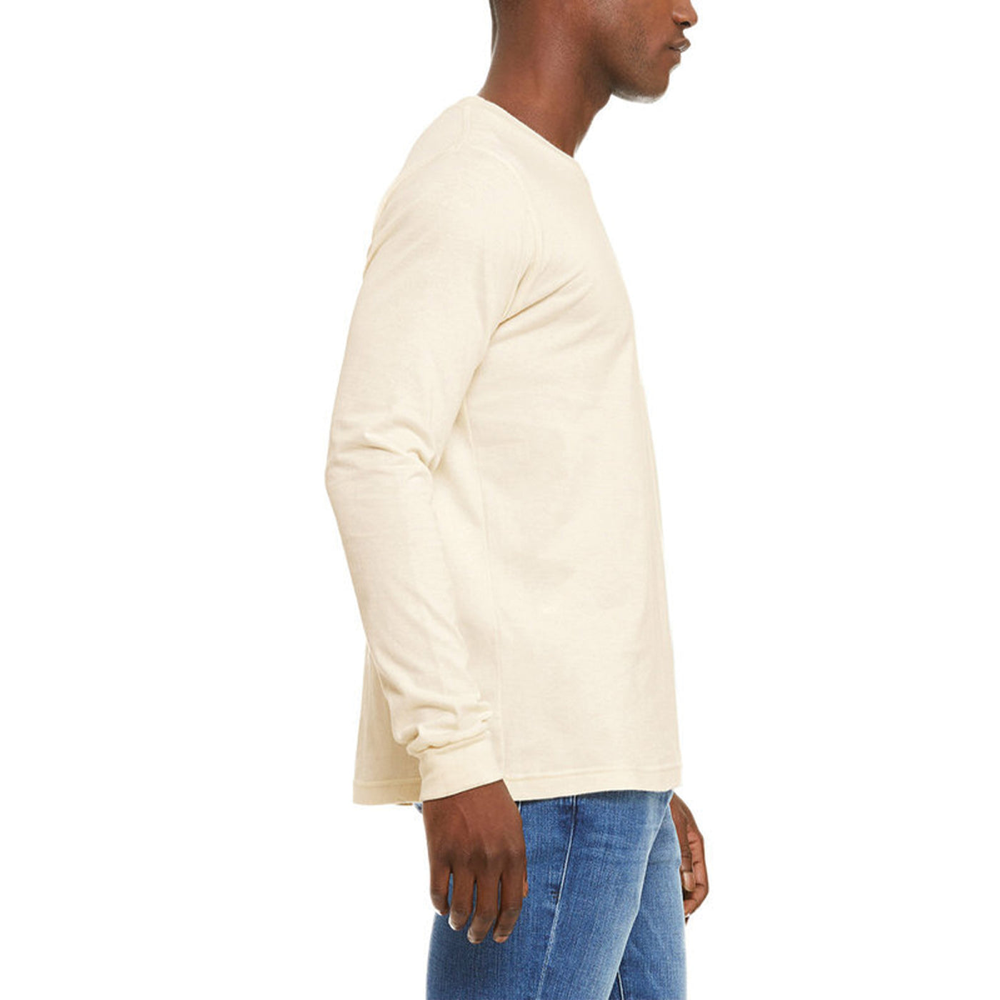Bella+Canvas Natural Unisex Jersey Long Sleeve Tee 3501
