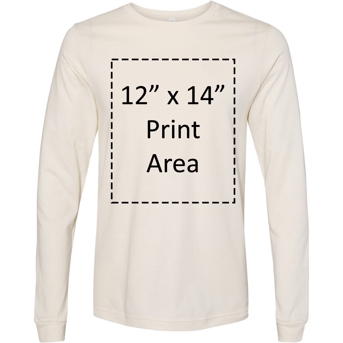 Bella+Canvas Natural Unisex Jersey Long Sleeve Tee 3501