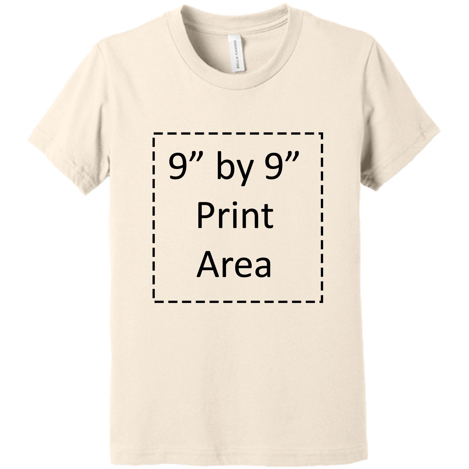 Bella + Canvas Youth Natural Jersey Short Sleeve Tee 3001Y-3