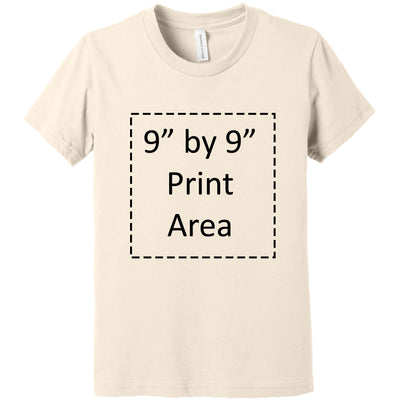 Bella + Canvas Youth Natural Jersey Short Sleeve Tee 3001Y