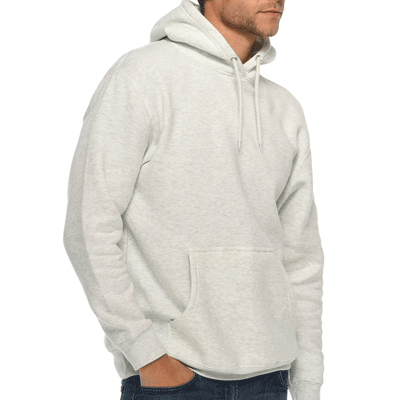 Lane Seven Unisex Oatmeal Heather Premium Pullover Hooded Sweatshirt 14001