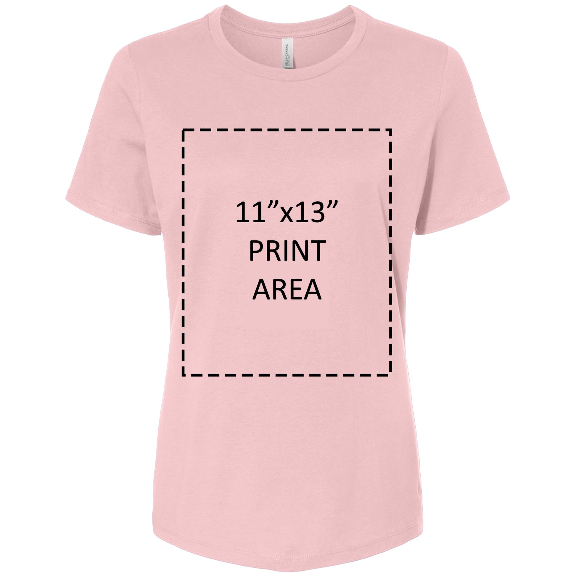 Bella + Canvas Women's Vintage Pink Relaxed Jersey T-Shirt 6400 Canvastry Wholesale Print On Demand
