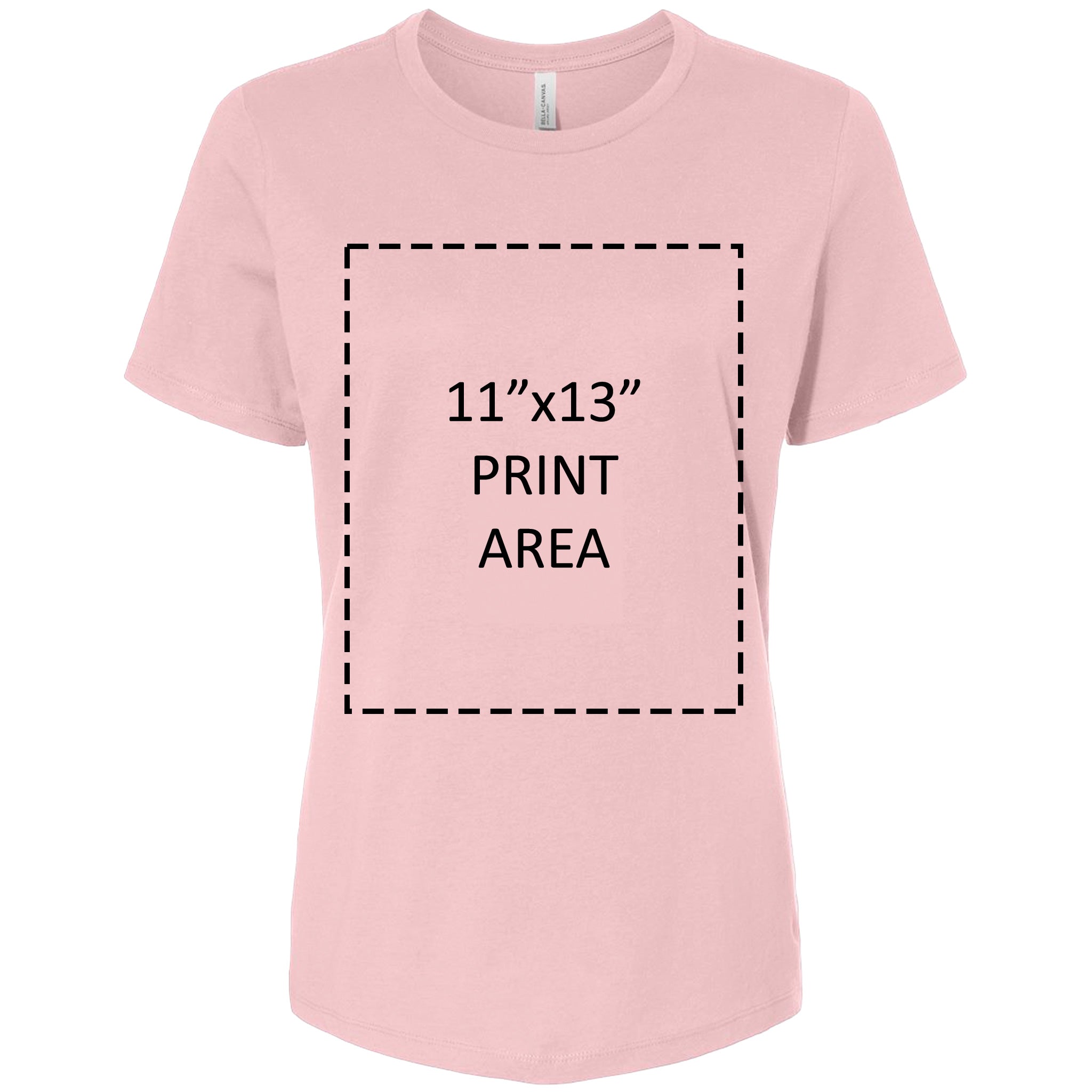 Bella + Canvas Women's Vintage Pink Relaxed Jersey T-Shirt 6400 Canvastry Wholesale Print On Demand