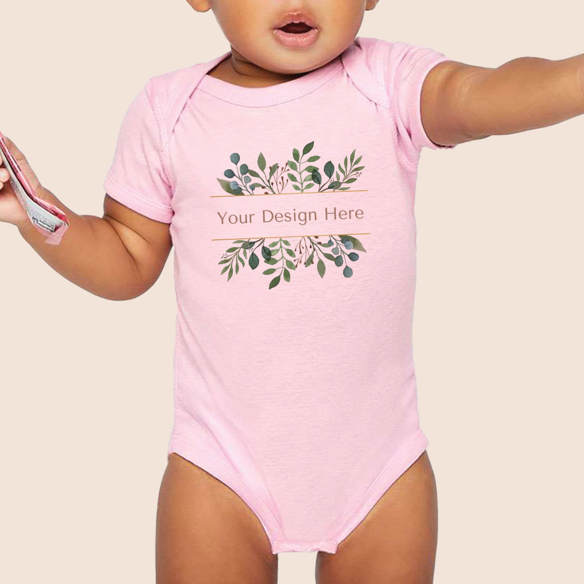 Rabbit Skins Ballerina Infant Baby Rib Bodysuit 4400-2