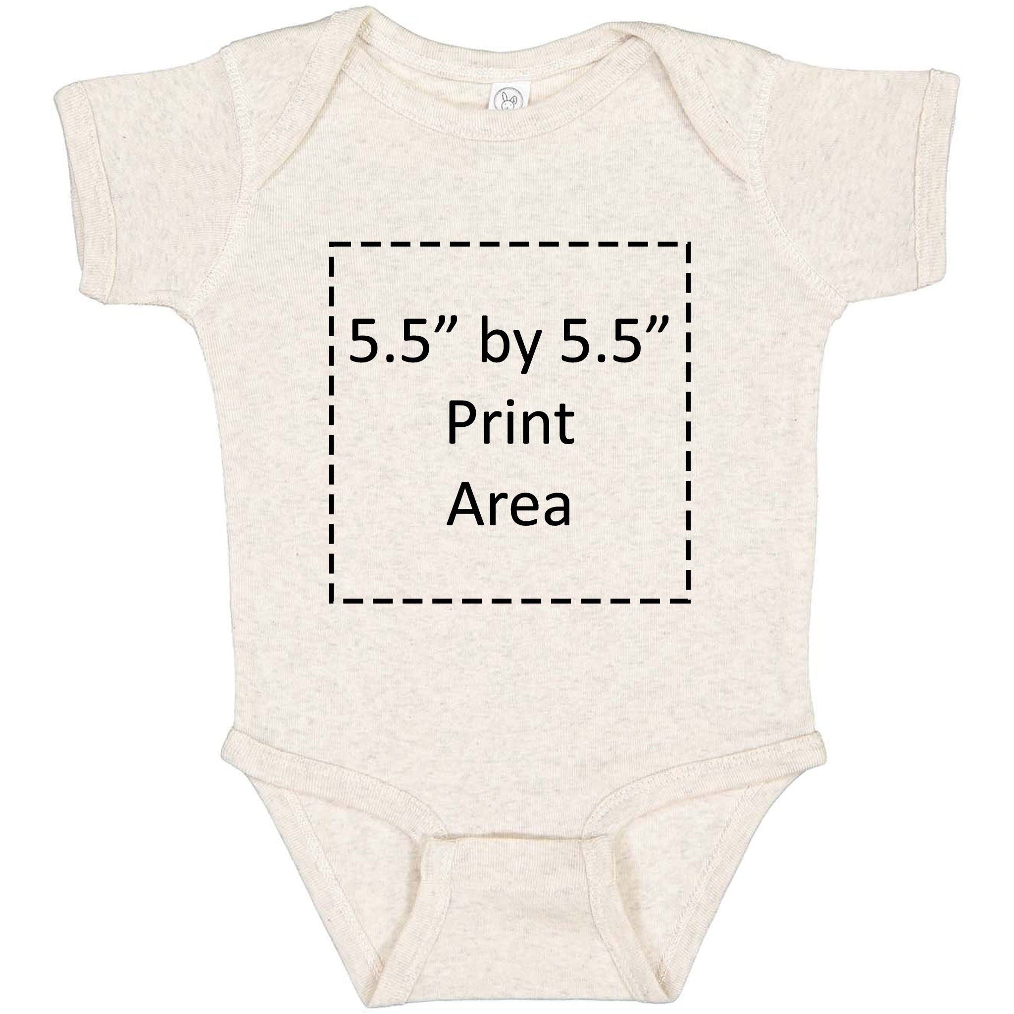 Rabbit Skins Natural Heather Infant Baby Rib Bodysuit 4400-zoom-3