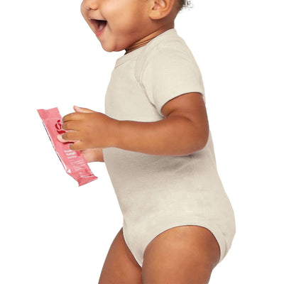 Rabbit Skins Natural Infant Baby Rib Bodysuit 4400