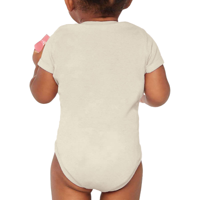 Rabbit Skins Natural Infant Baby Rib Bodysuit 4400-zoom-