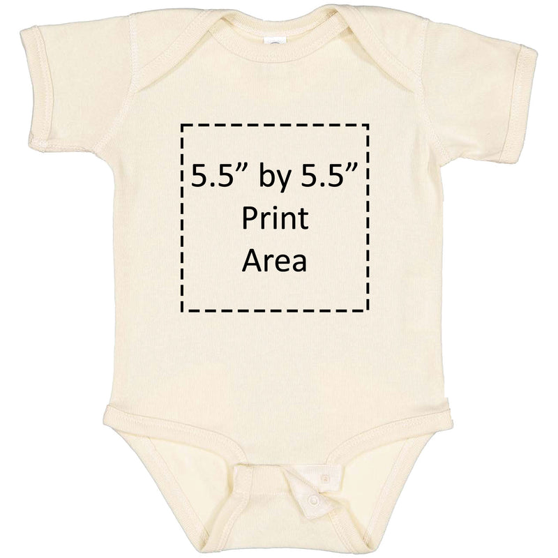 Rabbit Skins Natural Infant Baby Rib Bodysuit 4400-zoom-