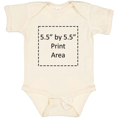 Rabbit Skins Natural Infant Baby Rib Bodysuit 4400