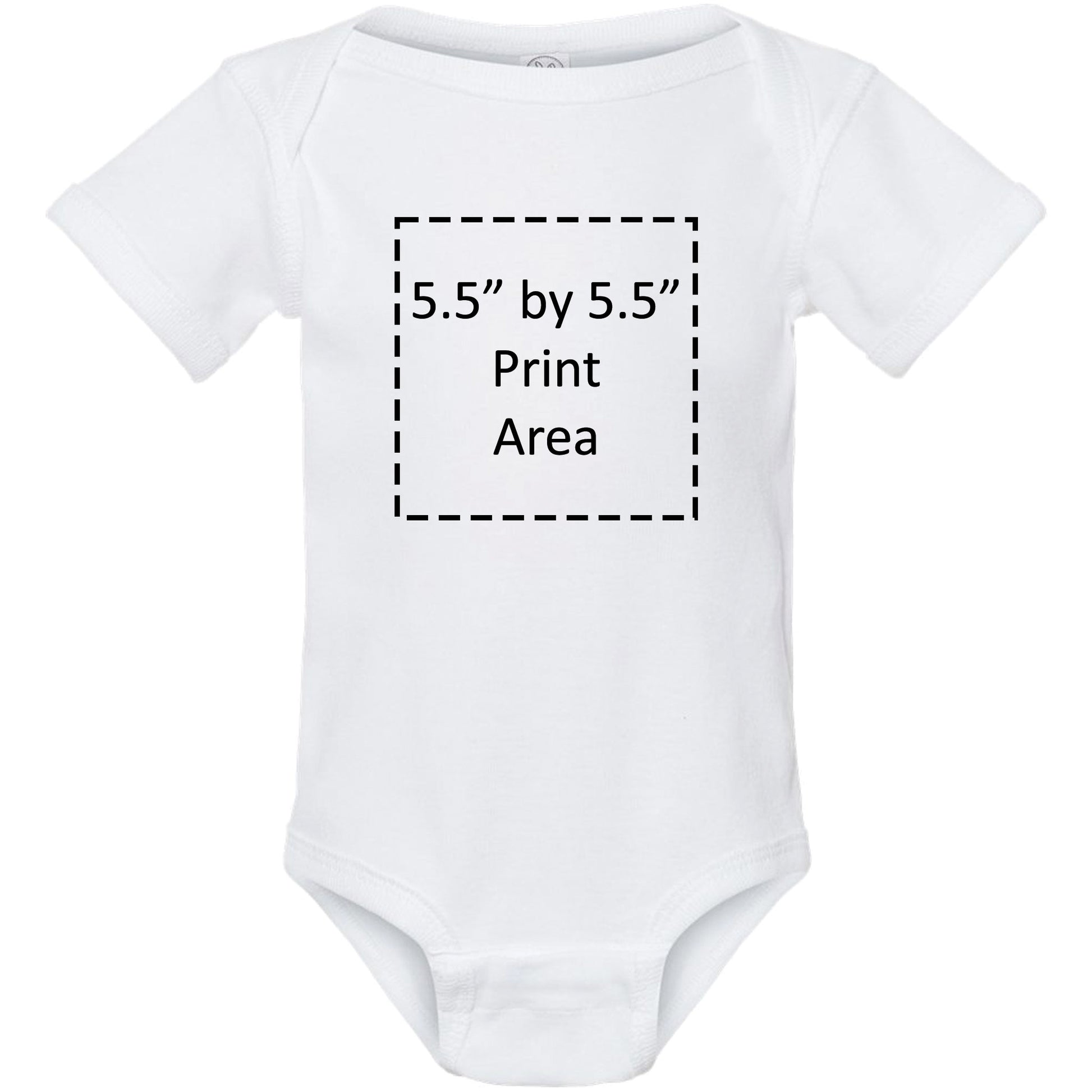 Rabbit Skins White Infant Baby Rib Bodysuit 4400-3