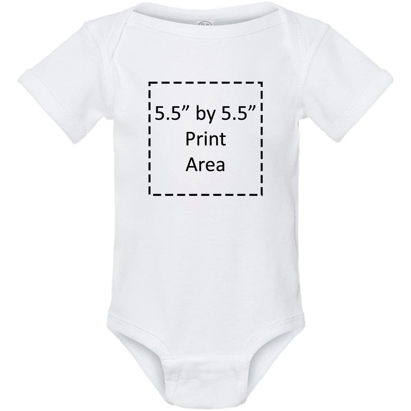 Rabbit Skins White Infant Baby Rib Bodysuit 4400-zoom-
