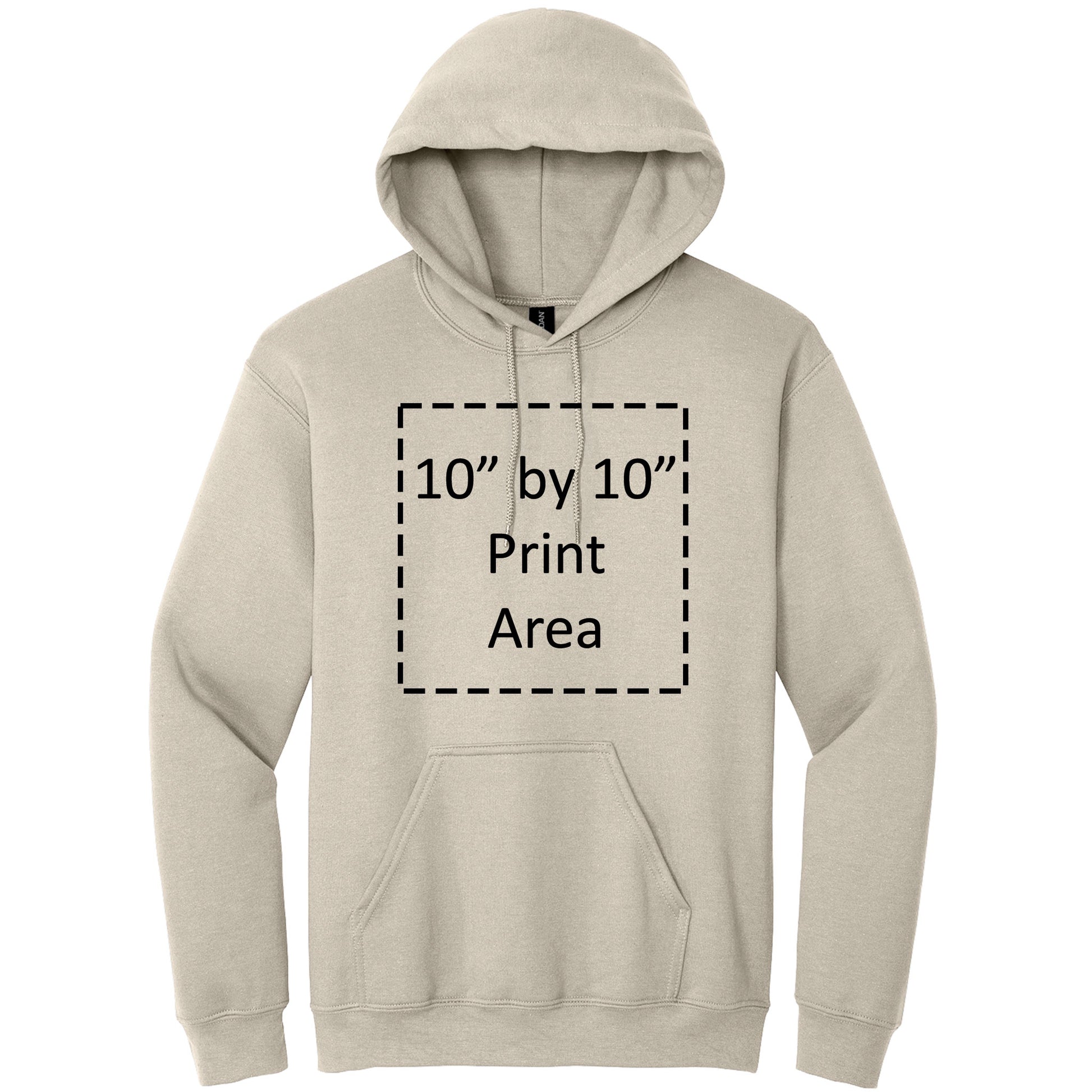 Gildan Adult Sand Heavy Blend Hooded Sweatshirt 18500 Canvastry Wholesale Print On Demand