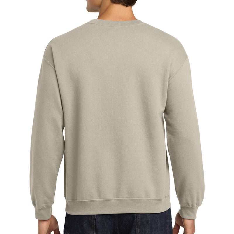 Gildan Adult Sand Crewneck Sweatshirt 18000-zoom-