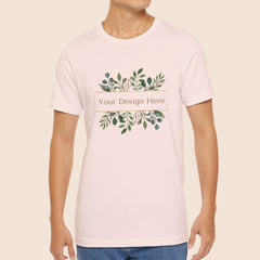 Bella Canvas 3001 Soft Pink  Unisex Jersey Short Sleeve Tee Canvastry Wholesale Print On Demand