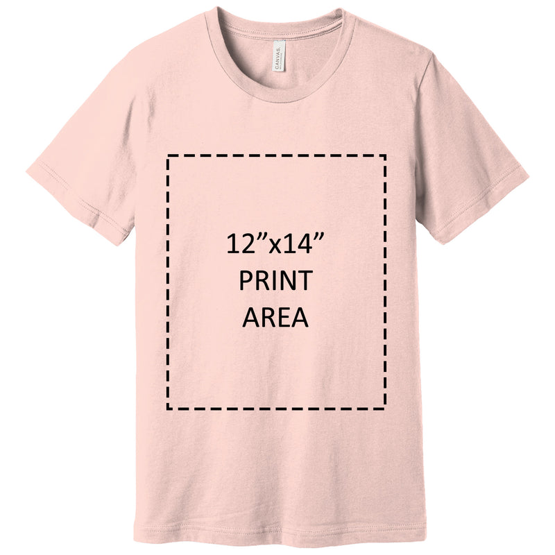 Bella + Canvas Unisex Soft Pink T-Shirt-zoom-
