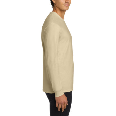 Gildan Sand Adult Long Sleeve T-Shirt 2400