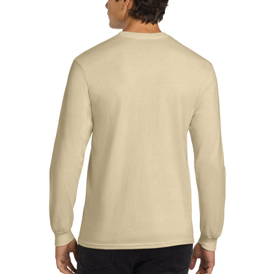 Gildan Sand Adult Long Sleeve T-Shirt 2400