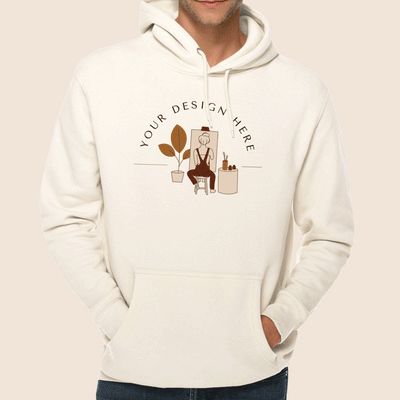 Lane Seven Unisex Sandshell Premium Pullover Hooded Sweatshirt 14001