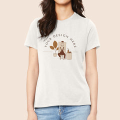 Bella + Canvas Women's Vintage White Relaxed Jersey T-Shirt 6400 Canvastry Wholesale Print On Demand