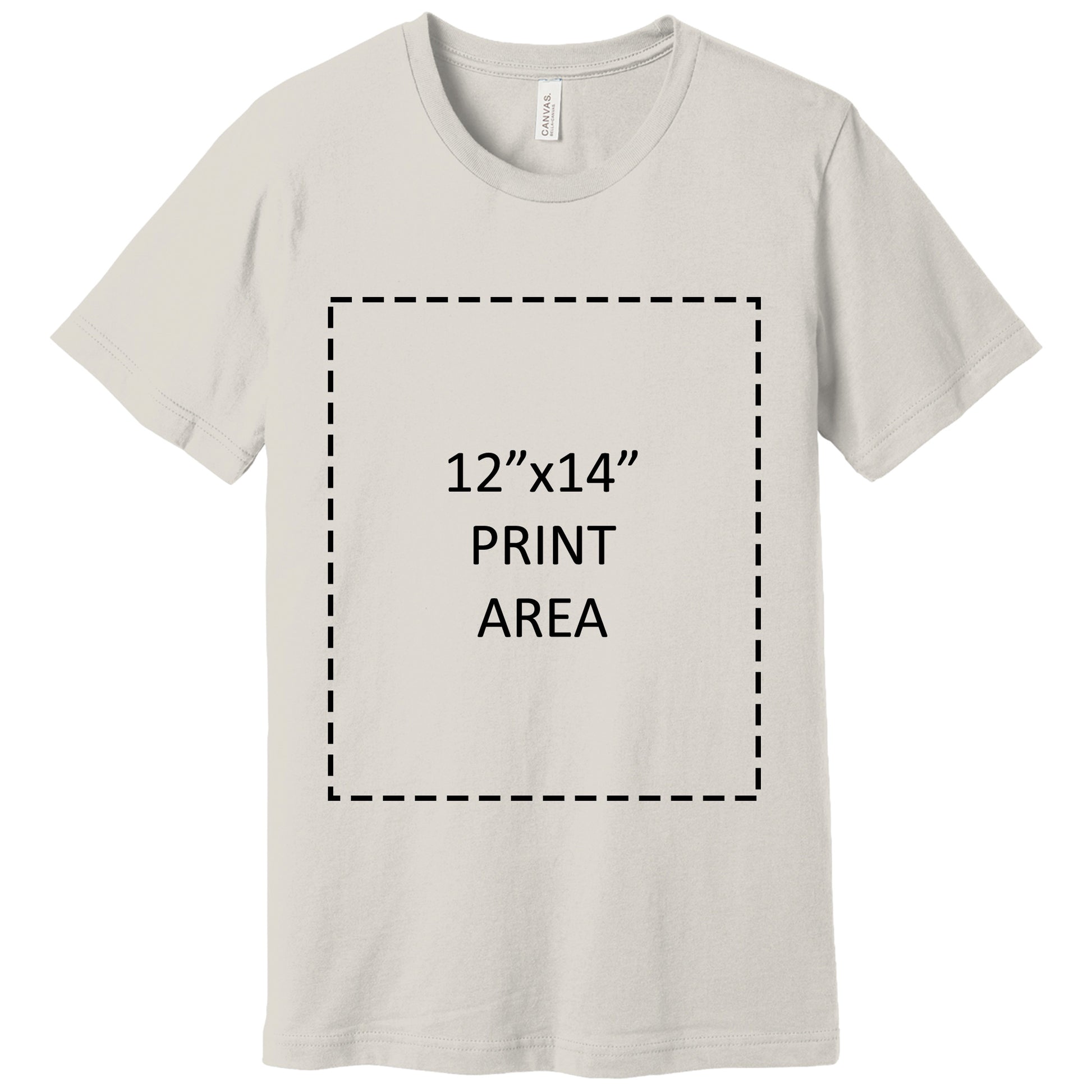 Bella + Canvas Unisex Vintage White T-Shirt-3