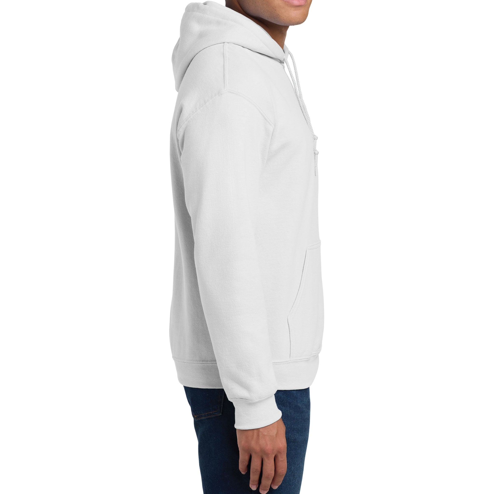 Gildan Adult White Heavy Blend Hooded Sweatshirt 18500 Canvastry Wholesale Print On Demand