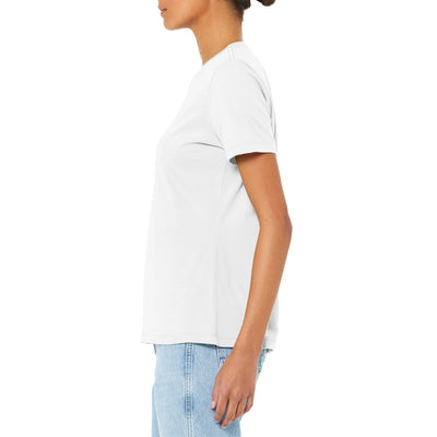 Bella + Canvas Women's White Relaxed Jersey T-Shirt 6400