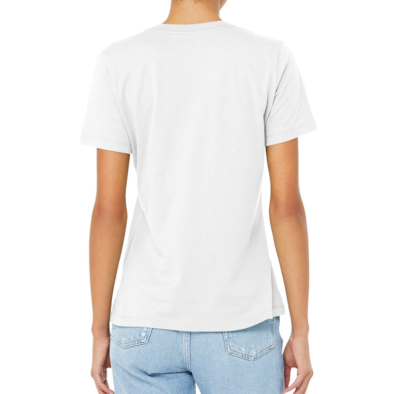 Bella + Canvas Women's White Relaxed Jersey T-Shirt 6400-zoom-