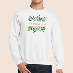 Gildan Adult White Crewneck Sweatshirt 18000 Canvastry Wholesale Print On Demand