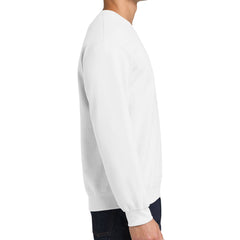 Gildan Adult White Crewneck Sweatshirt 18000 Canvastry Wholesale Print On Demand
